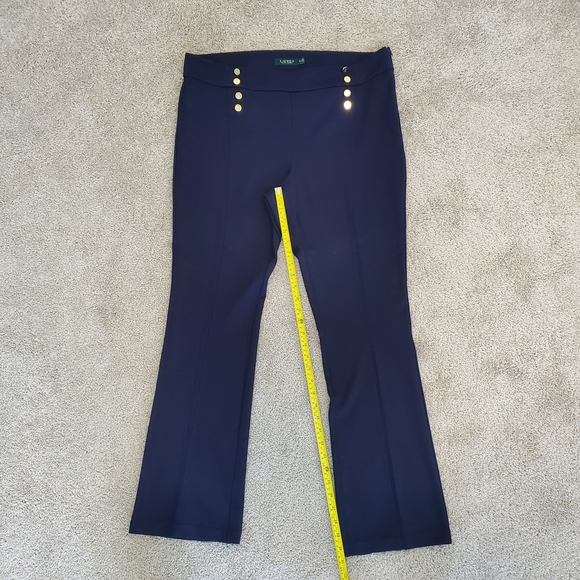 Lauren Ralph Lauren Women's Pants, Navy (Size XL) - Picture 9 of 9